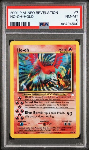 Ho-Oh 7 64 Neo Revelation PSA 8 98494500 Sale