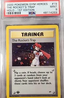 The Rocket s Trap 19 132 Gym Heroes 1st Edition PSA 9 48114269 Discount