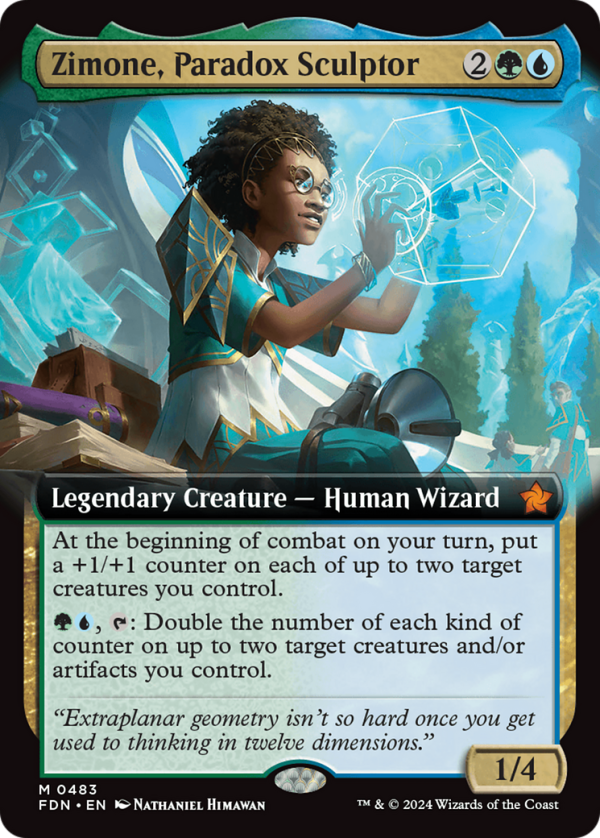 Zimone, Paradox Sculptor (Extended Art) [Foundations] Online now