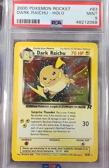 Dark Raichu 83 82 Team Rocket PSA 9 48212068 Supply