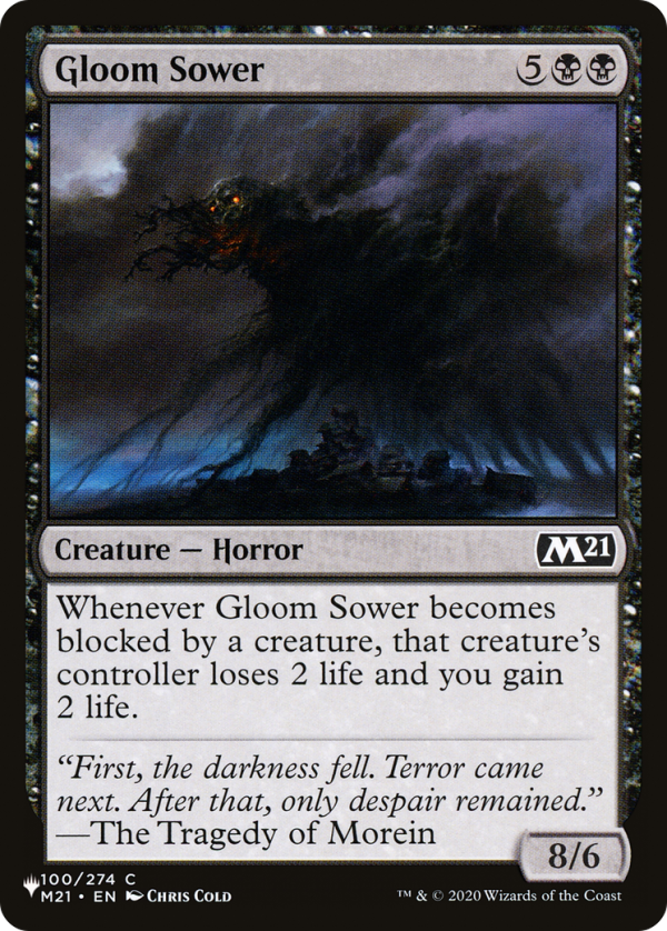 Gloom Sower [The List] Discount