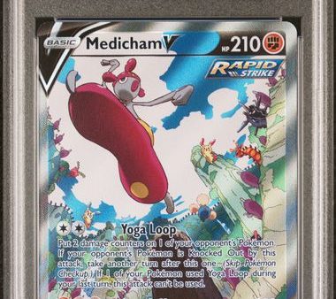 Medicham V 186 203 Sword & Shield: Evolving Skies PSA 10 96095713 on Sale