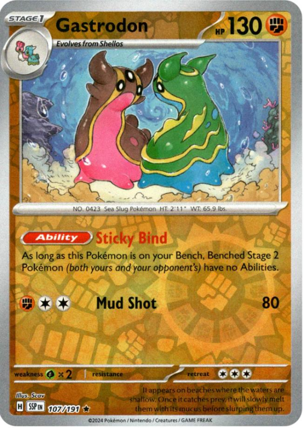 Gastrodon (107 191) [Scarlet & Violet: Surging Sparks] For Sale