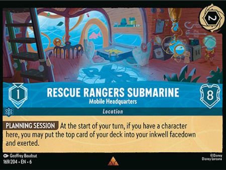 Rescue Rangers Submarine - Mobile Headquarters (169 204) [Azurite Sea] For Cheap