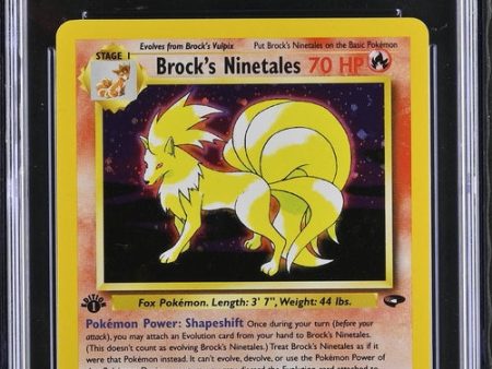 Brock s Ninetales 3 132 Gym Challenge 1st Edition CGC 10 6000352028 Sale