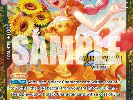 Rebecca (October Championship 2024 Online Regional) [One Piece Promotion Cards] For Sale