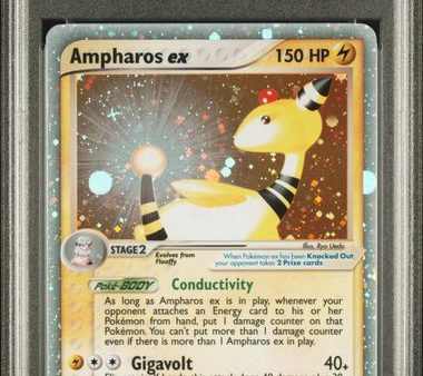 Ampharos ex 89 97 EX: Dragon PSA 8 92863747 For Cheap