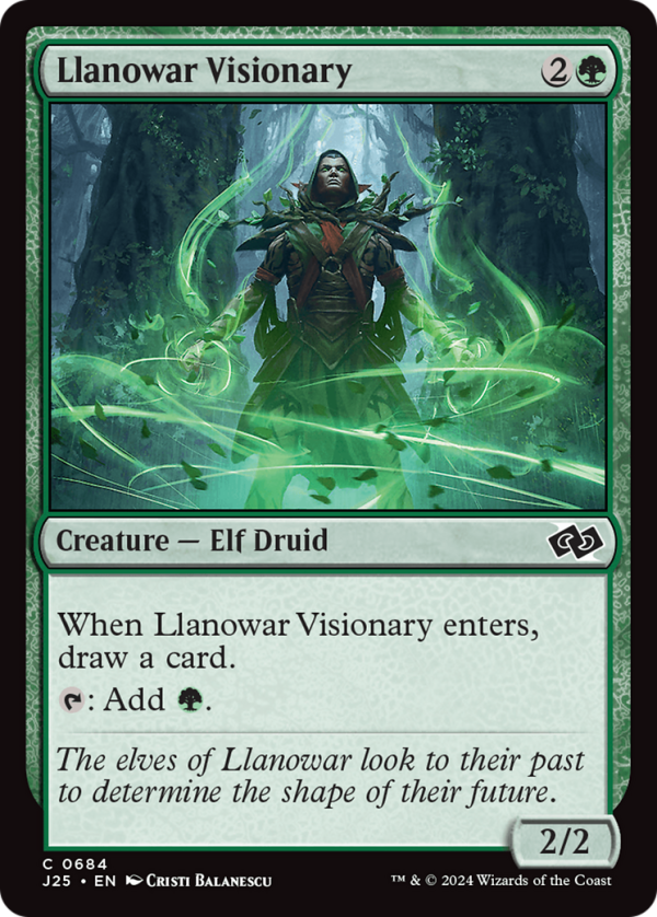 Llanowar Visionary [Foundations Jumpstart] Online