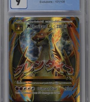 M Charizard EX 101 108 XY: Evolutions CGC 9 3803563014 Hot on Sale