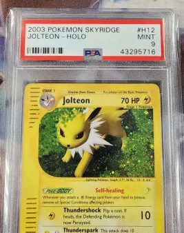 Jolteon H12 H32 Skyridge PSA 9 43295716 on Sale