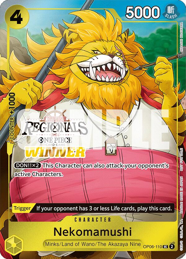 Nekomamushi (Offline Regional 2024 Vol. 3) [Winner] [One Piece Promotion Cards] Sale