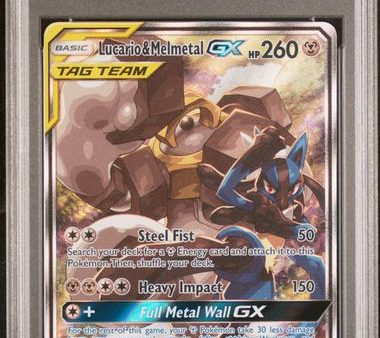 Lucario & Melmetal GX SM192 Power Partnership Tins PSA 10 78184757 Hot on Sale