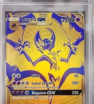 Lunala GX SM103a Sun & Moon Black Star Promo PSA 10 48212101 Fashion