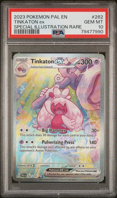 Tinkaton ex 262 193 Scarlet & Violet: Paldea Evolved PSA 10 79477990 Supply