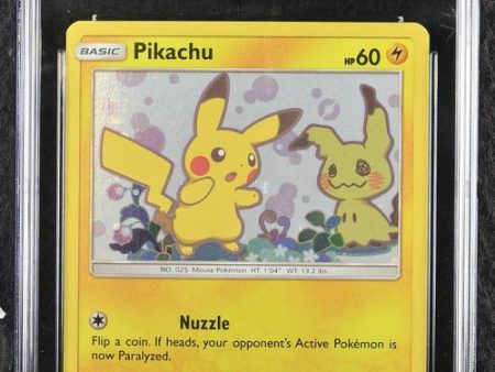 Pikachu SM162 Sun & Moon: Black Star Promos CGC 9.5 1401036980011 Online now