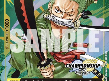 Roronoa Zoro (CS 2024 Event Pack Finalist) [One Piece Promotion Cards] Sale